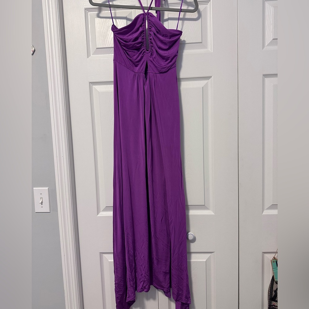 Ramy Brook Vibrant Purple Strapless Dress
